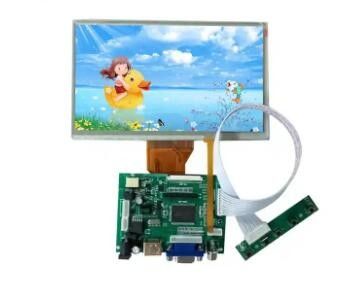 7인치 LCD 디스플레이 800x480 액체 결정 RGB 백라이트 250 닛 컨트롤러 보드